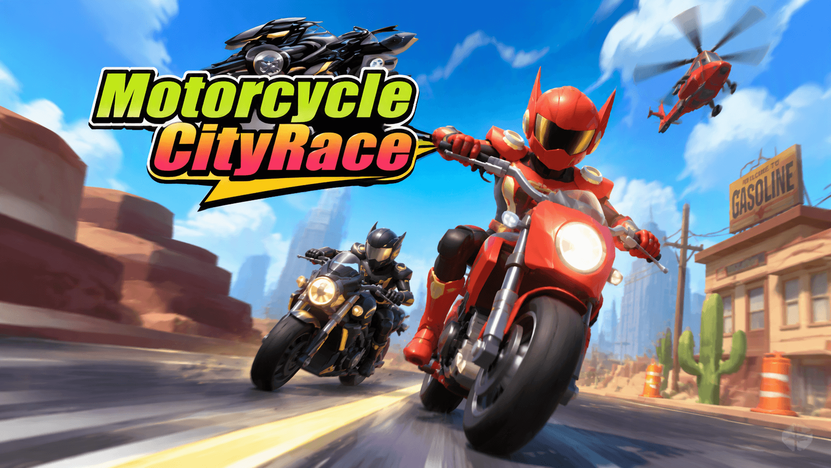 Today's 2Pokee Game Recommendation: Motorcycle City Race, a Casual Motorcycle Racing Game with a Fighting Twist