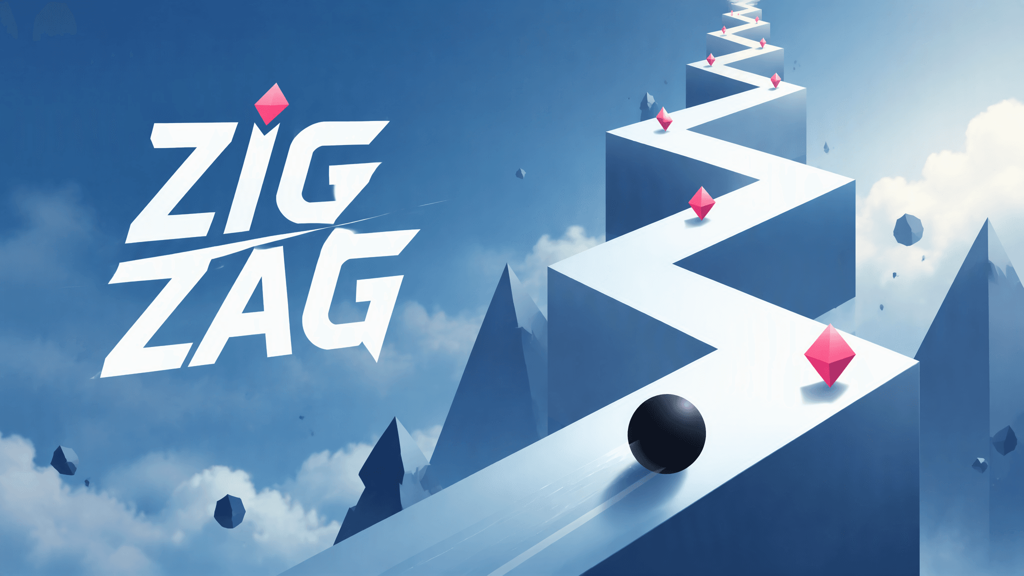 Today's 2Pokee Game Recommendation: Zig Zag Endless Runner, A Simple Game That Tests Your Reactions