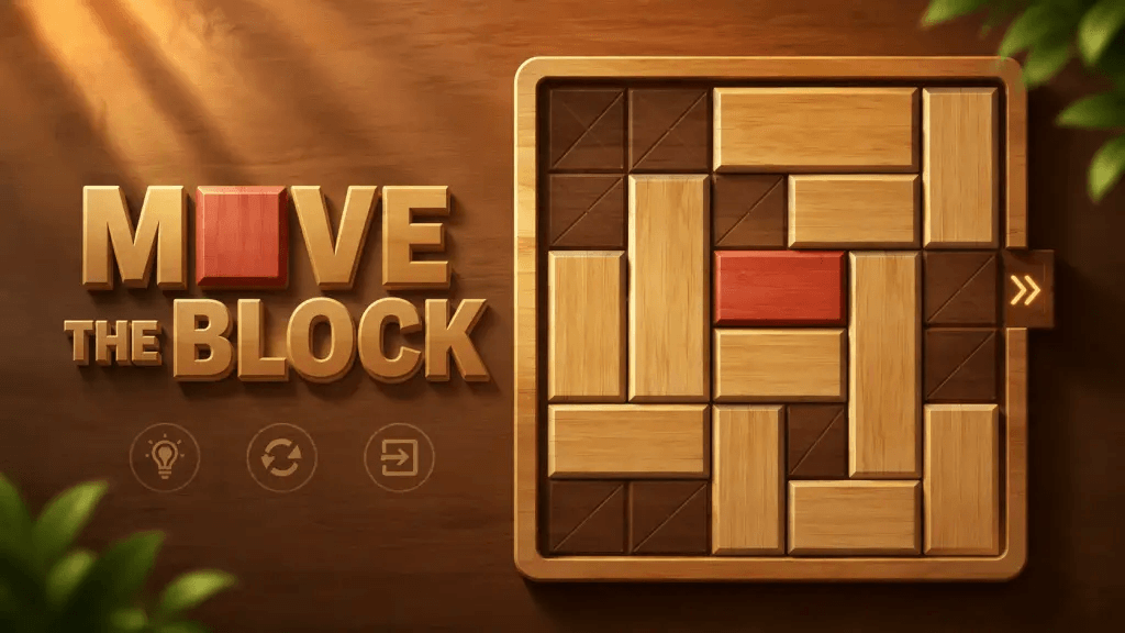 Today's 2Pokee Game Recommendation: Move The Block, A Classic Sliding Block Puzzle