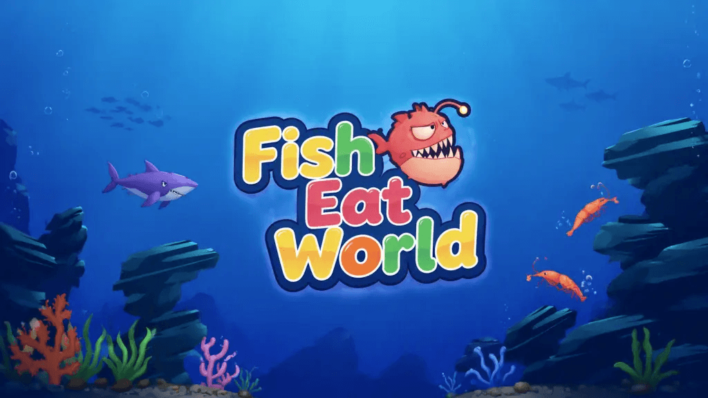 Today's 2Pokee Game Recommendation: Fish Eat World, A One-Run Fish-Eat-Fish Game with a Cosmic Twist