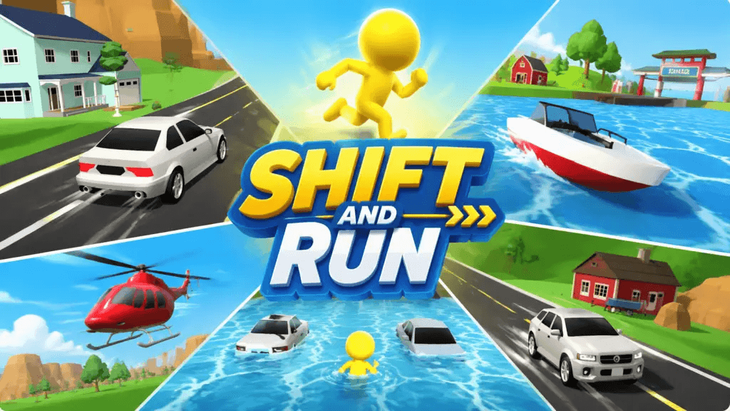 Today's 2Pokee Game Recommendation: Shift and Run, a Shape-Shifting Obstacle Course Challenge
