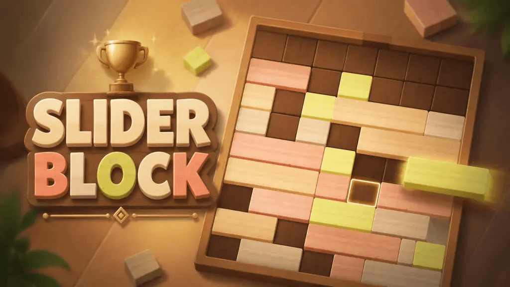 Today's 2Pokee Game Recommendation: Slider Block Mode, A Simple Sliding Puzzle