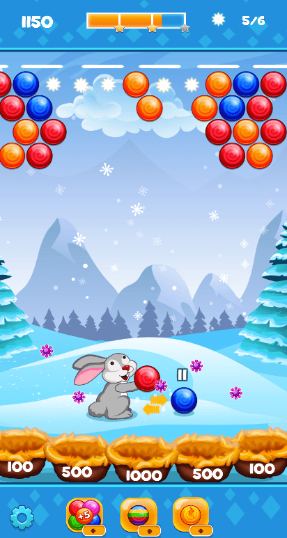 Bubble Shooter Easter Bunny preview 1
