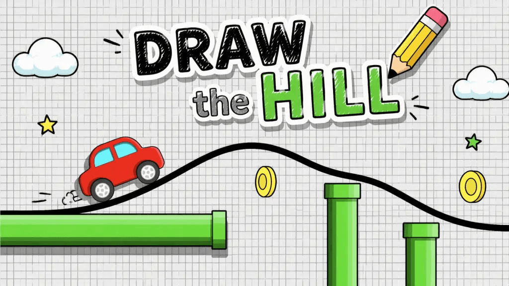 Today's 2Pokee Game Recommendation: Draw The Hill: A Simple Drawing Game That Turns Your Lines Into Roads