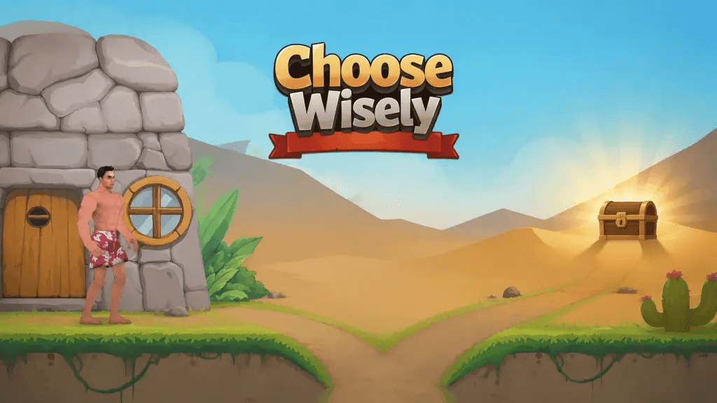 Today's 2Pokee Game Recommendation: Choose Wisely, A Silly Little Adventure Game